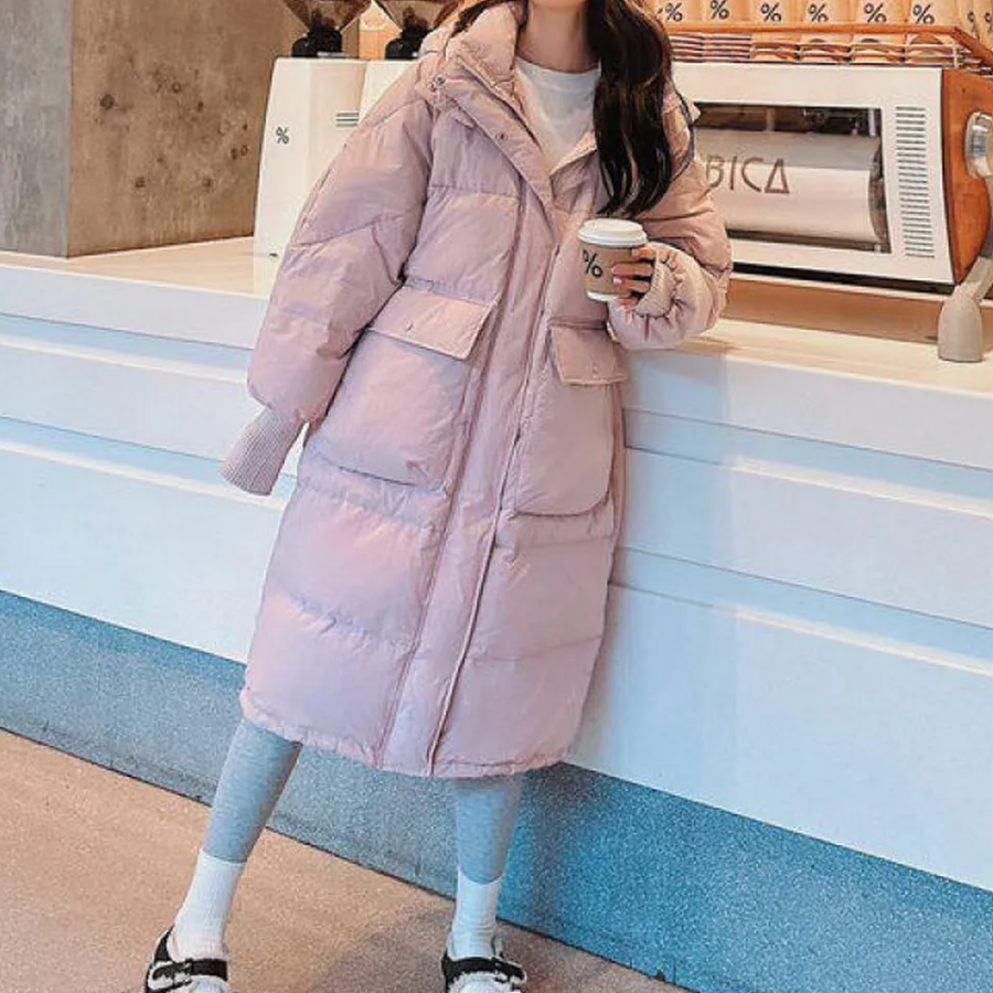 Cotton Down Long Casual Jacket