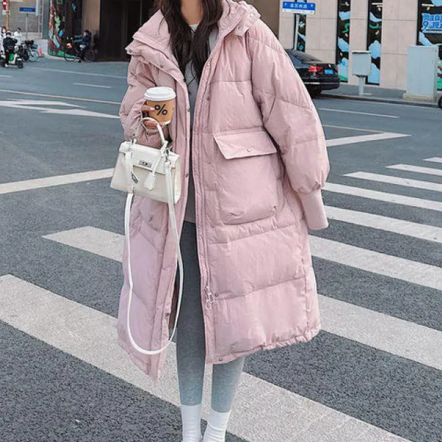 Cotton Down Long Casual Jacket