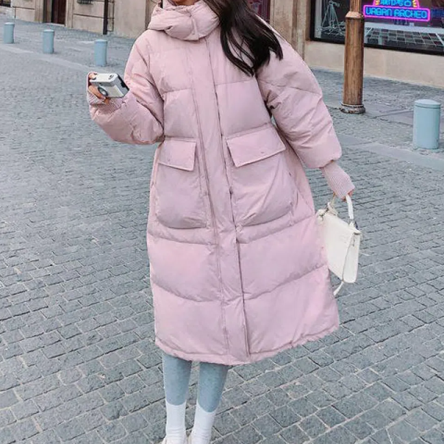 Cotton Down Long Casual Jacket