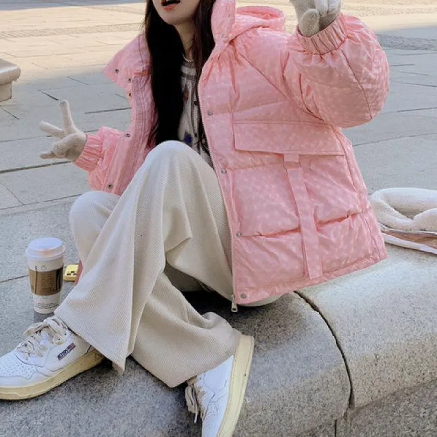 Embo Down Pearl Shiny Jacket