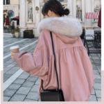 Velvet Fox Fur Loose Down Coat
