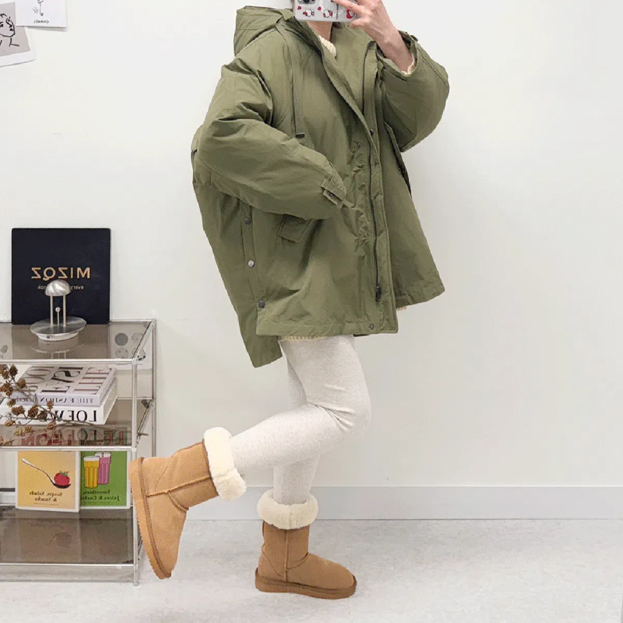 Oversized Hooded Down