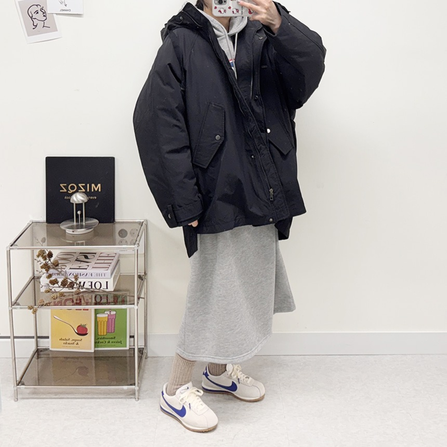 Oversized Hooded Down