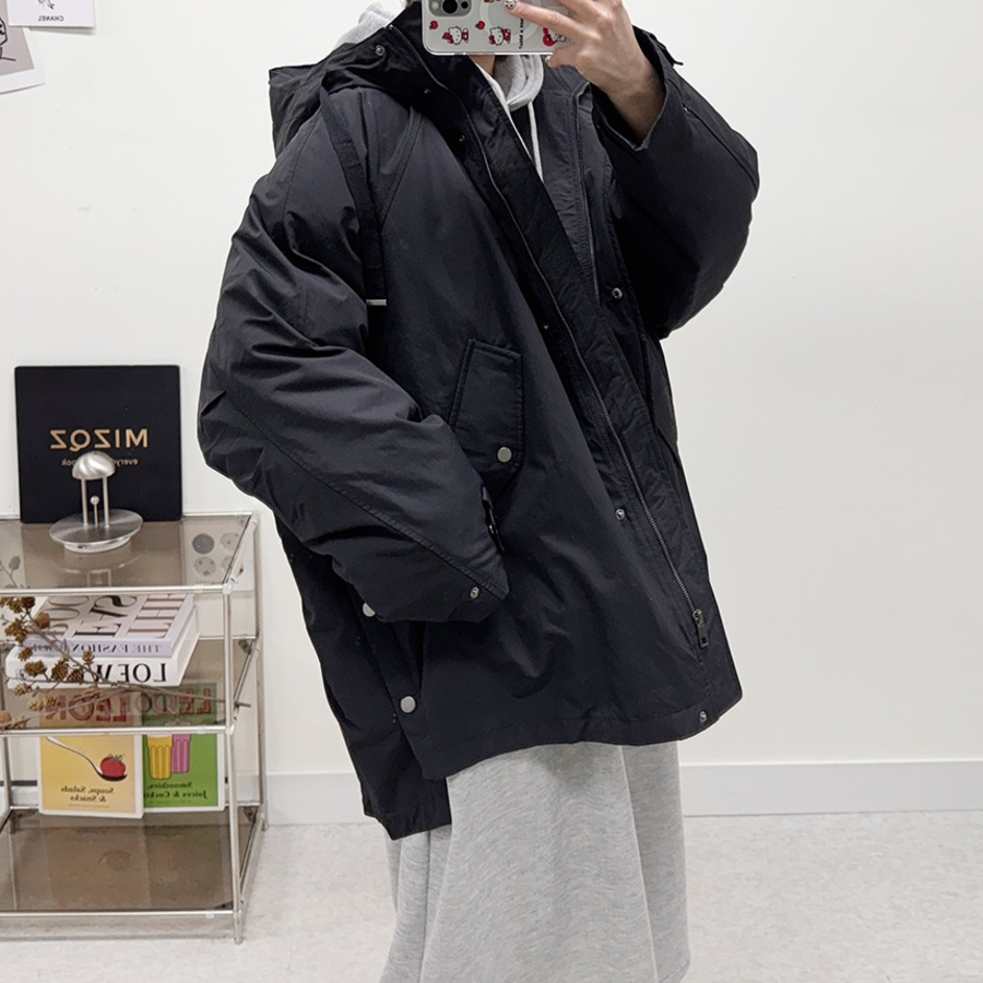 Oversized Hooded Down