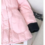 Down Corduroy Velvet Mid Coat