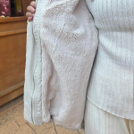 Oversized High Neck Quilted Coat