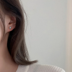 Серьги-капли с объёмными элементами