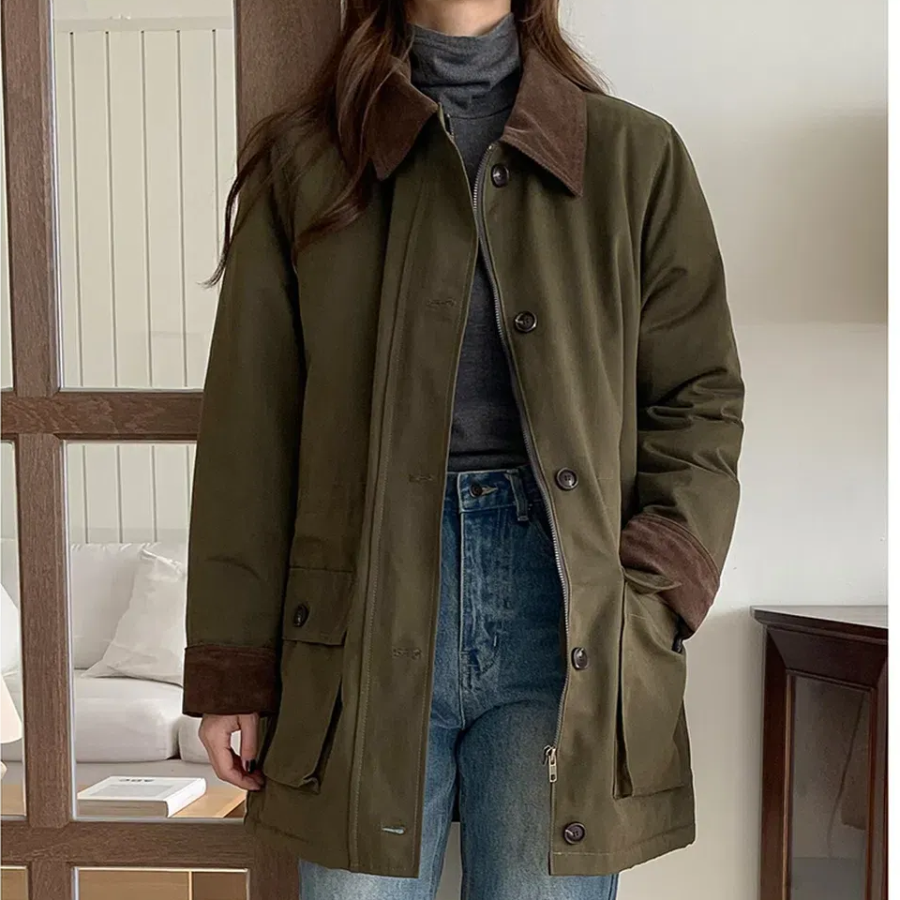 4oz Quilted Corduroy Daily Padding Jacket