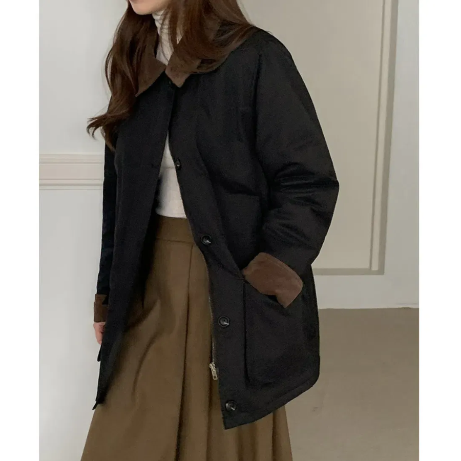 4oz Quilted Corduroy Daily Padding Jacket