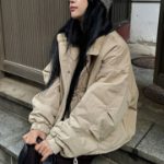 Faux Shearling Short Windbreaker