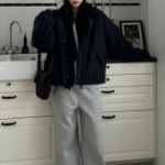 Faux Shearling Short Windbreaker