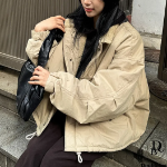 Faux Shearling Short Windbreaker