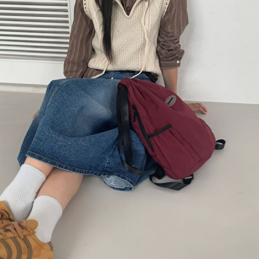 Swagon Casual Nylon Drawstring Backpack — лёгкий акцент на стиле и практичности