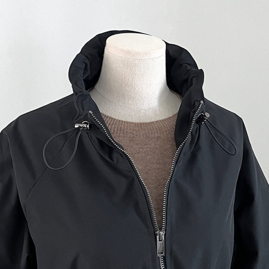 Chic Safari Long Windbreaker