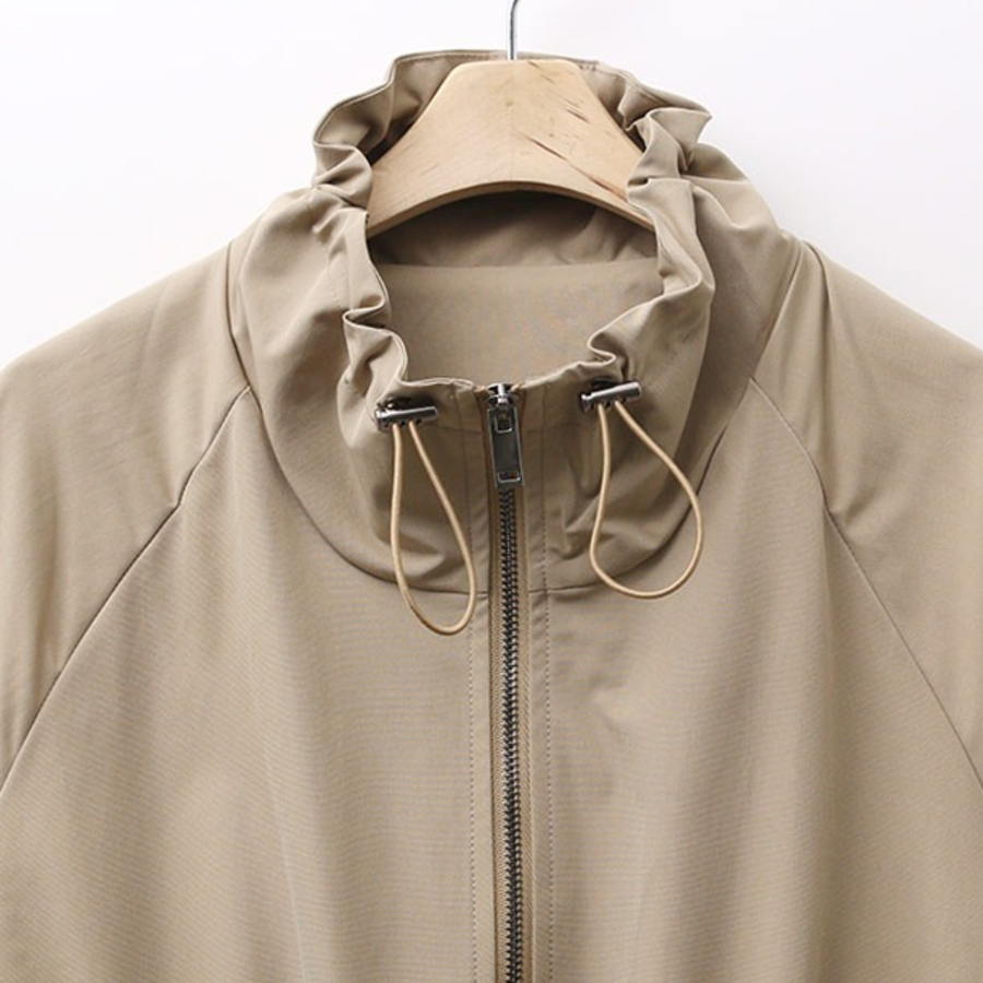 Chic Safari Long Windbreaker