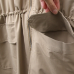 Chic Safari Long Windbreaker