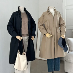 Chic Safari Long Windbreaker