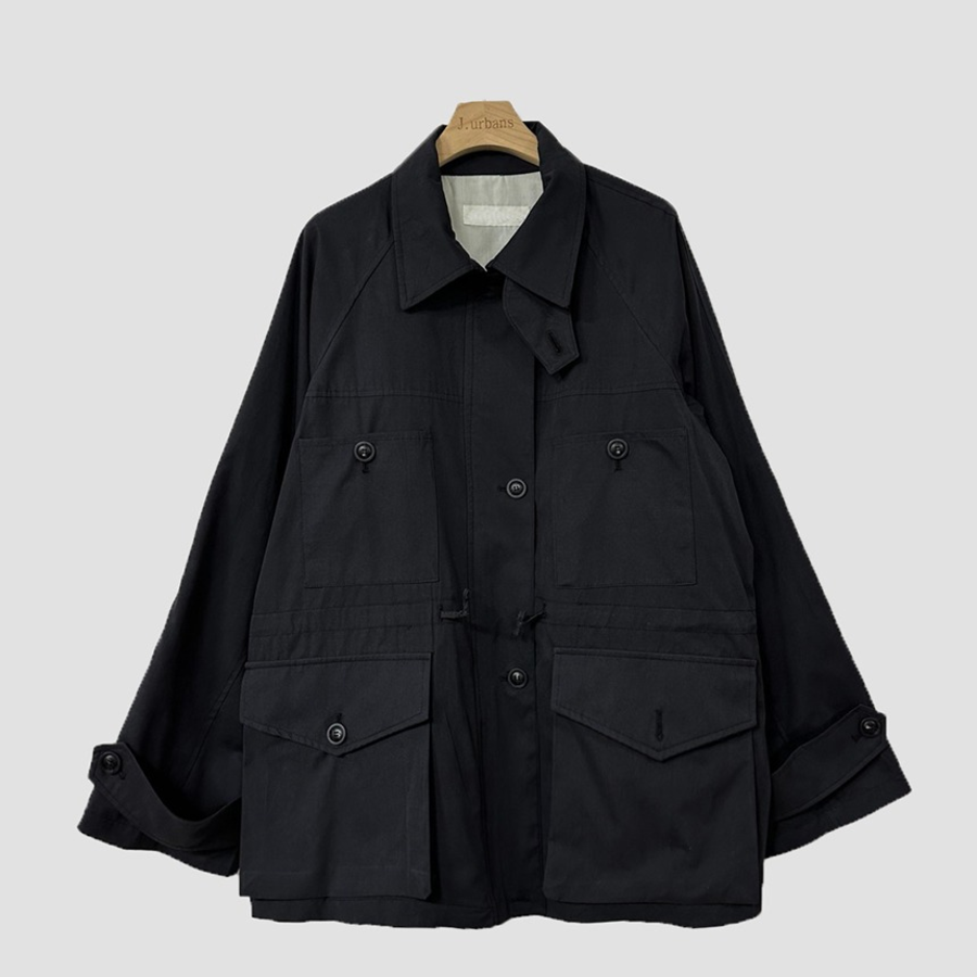 High Neck Anorak Windbreaker