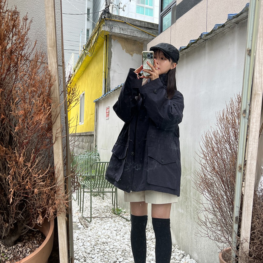 High Neck Anorak Windbreaker