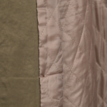 Nylon Quilted Long Hooded Windbreaker