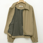 Nylon Zip-Up Work Jacket