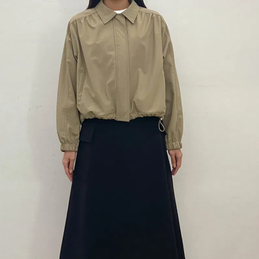 Nylon Zip-Up Work Jacket