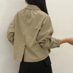Nylon Zip-Up Work Jacket