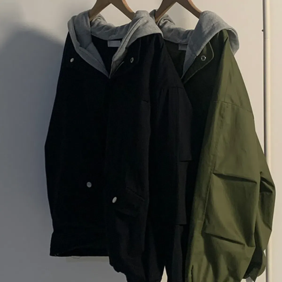 Luxury Oversized Hooded Windbreaker with Detachable Hood