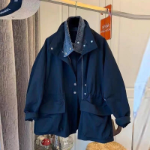 Denim Collar Cotton Field Jacket