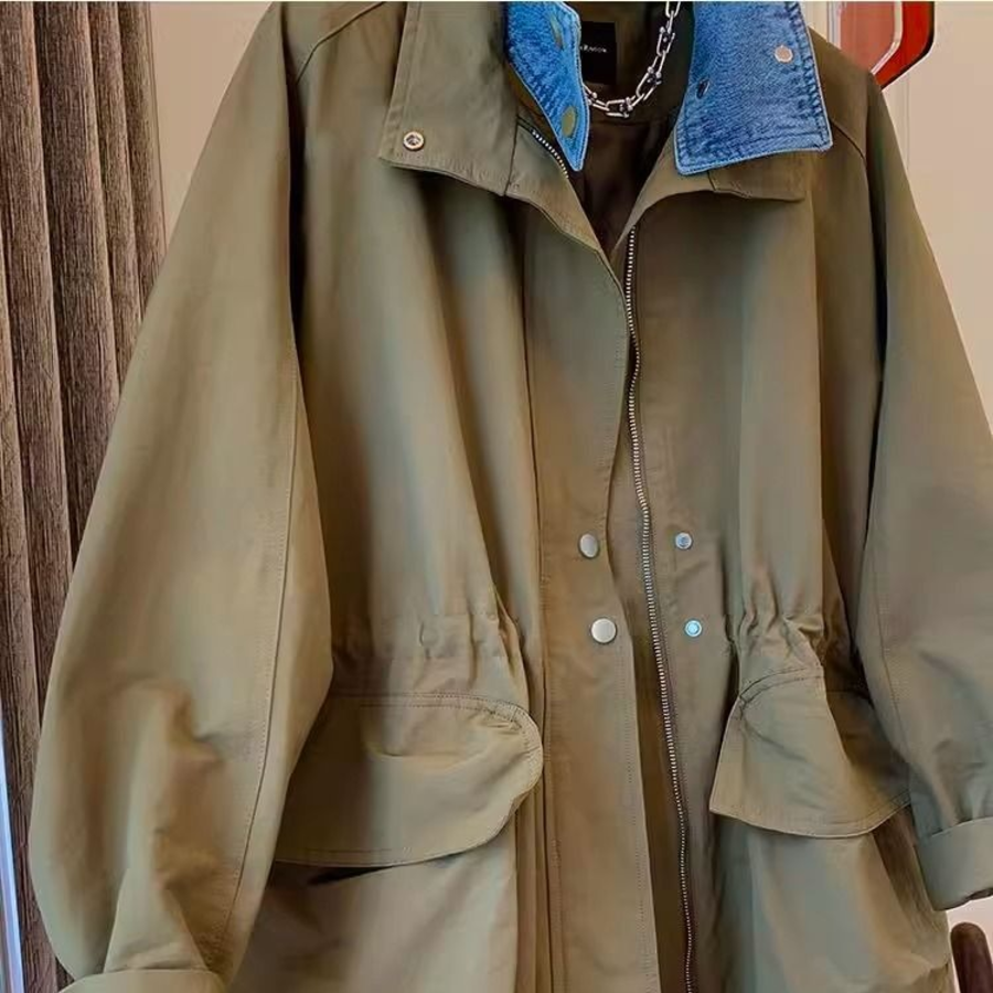 Denim Collar Cotton Field Jacket