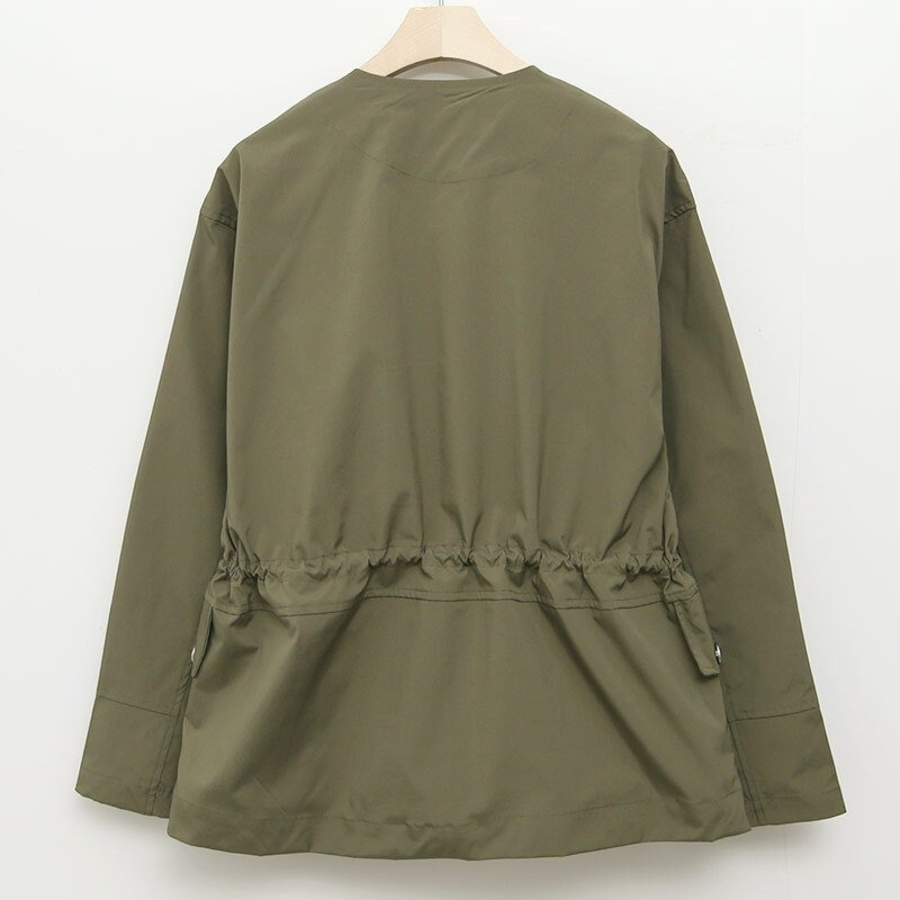 No-Collar Cotton Short Jacket