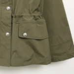 No-Collar Cotton Short Jacket