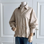Nylon Collar Shirt-Style Jacket