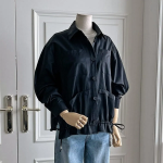 Nylon Collar Shirt-Style Jacket