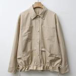 Nylon Collar Shirt-Style Jacket