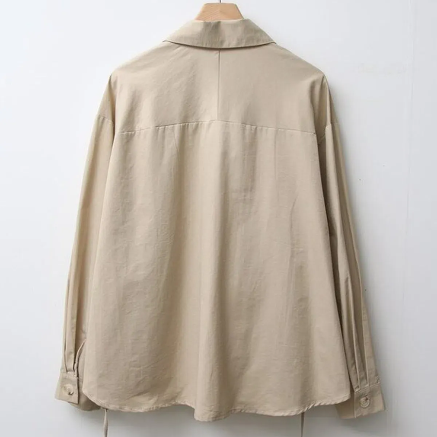 Nylon Collar Shirt-Style Jacket