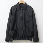 Nylon Collar Shirt-Style Jacket