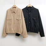 Cotton Pocket Banding Shirt Jacket