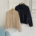 Cotton Pocket Banding Shirt Jacket