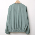 No Collar Nylon Windbreaker