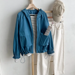 Shirring Field Jacket Windbreaker