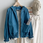 Shirring Field Jacket Windbreaker