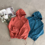 Shirring Field Jacket Windbreaker