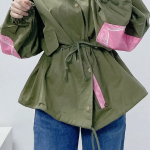 Boxy Loose-Fit Safari Field Jacket