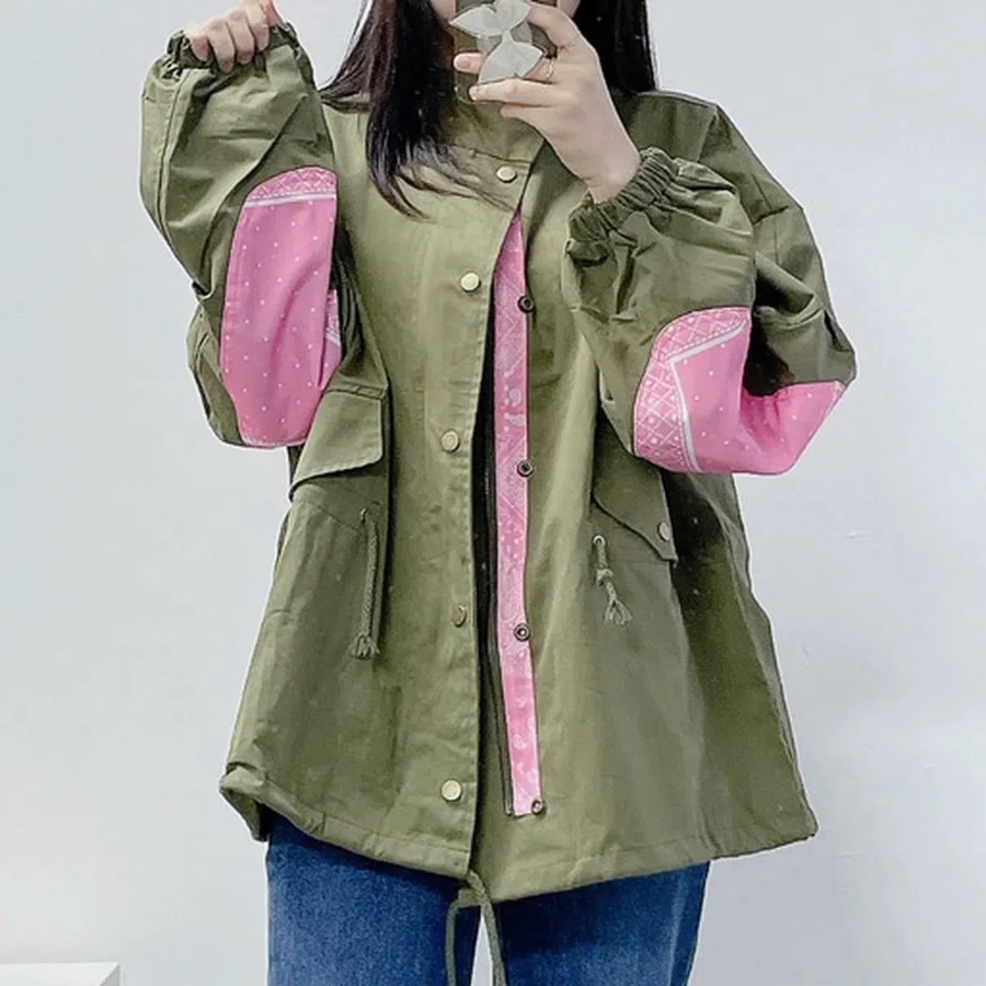 Boxy Loose-Fit Safari Field Jacket