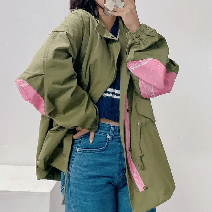 Boxy Loose-Fit Safari Field Jacket