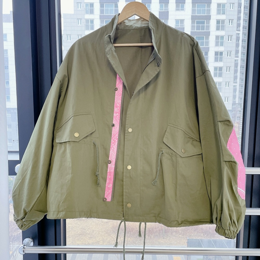 Boxy Loose-Fit Safari Field Jacket