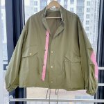 Boxy Loose-Fit Safari Field Jacket