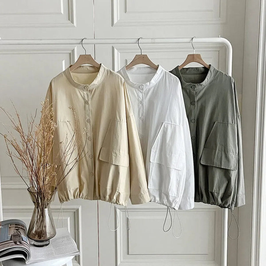 Cotton String China Collar Spring Jacket