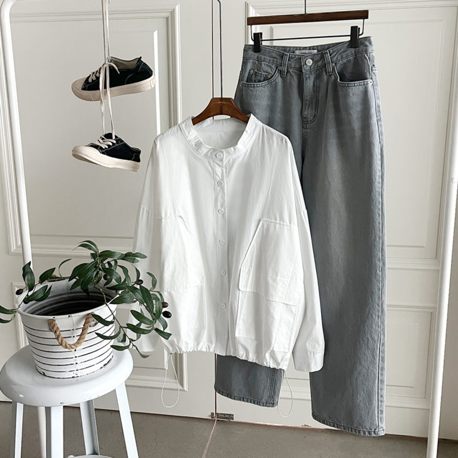 Cotton String China Collar Spring Jacket